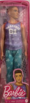 Mattel - Barbie - Fashionistas #164 - Purple “Malibu” Top - Ken - Broad - Doll